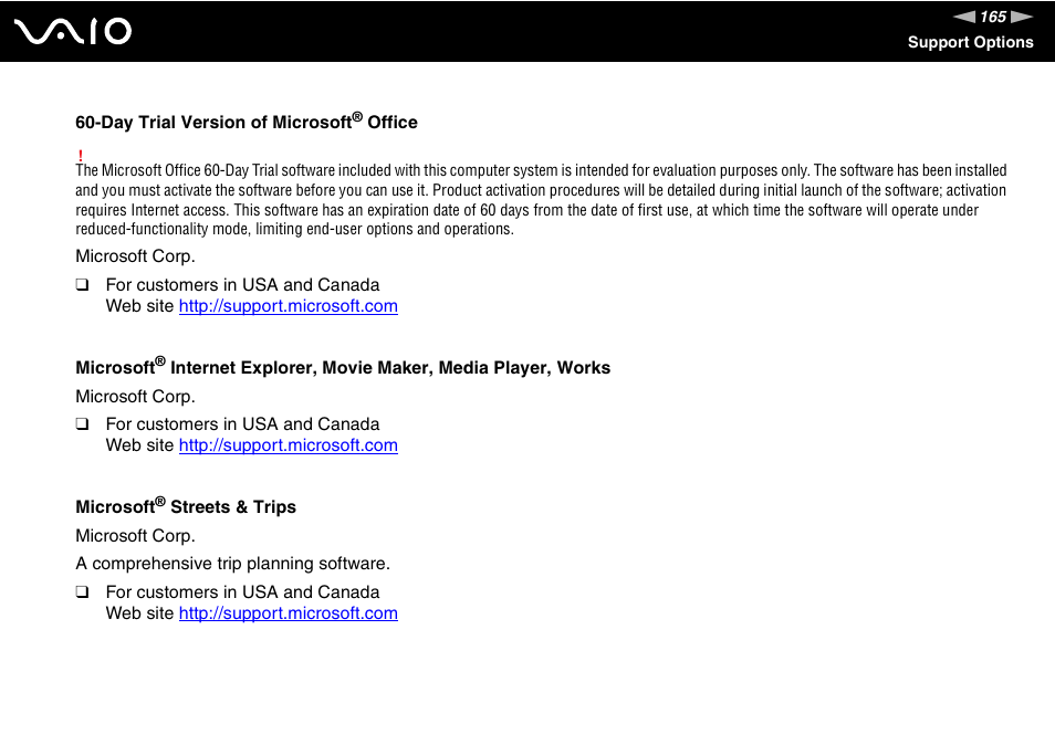 Sony VGX-TP20EB User Manual | Page 165 / 175