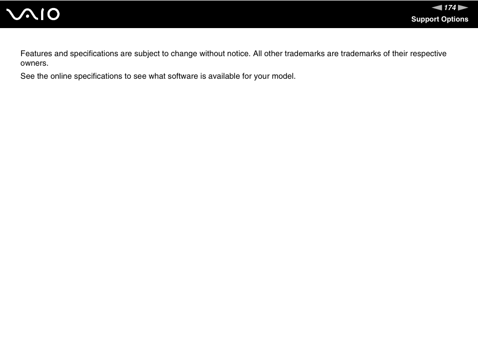 Sony VGX-TP20EB User Manual | Page 174 / 175