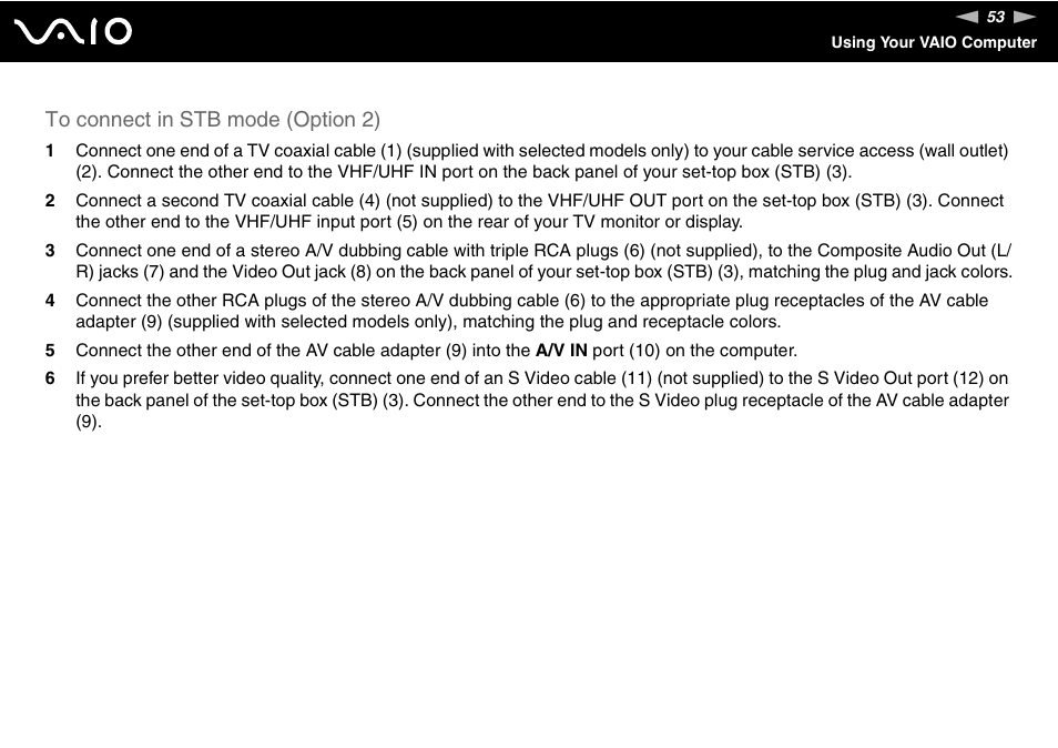 Sony VGX-TP20EB User Manual | Page 53 / 175