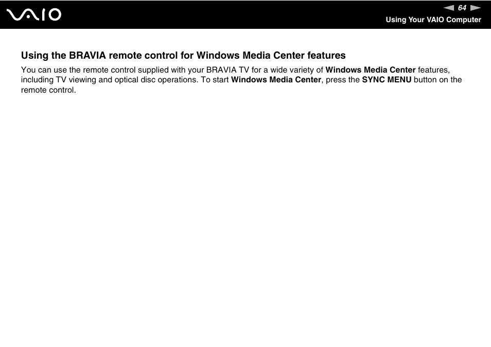 Sony VGX-TP20EB User Manual | Page 64 / 175
