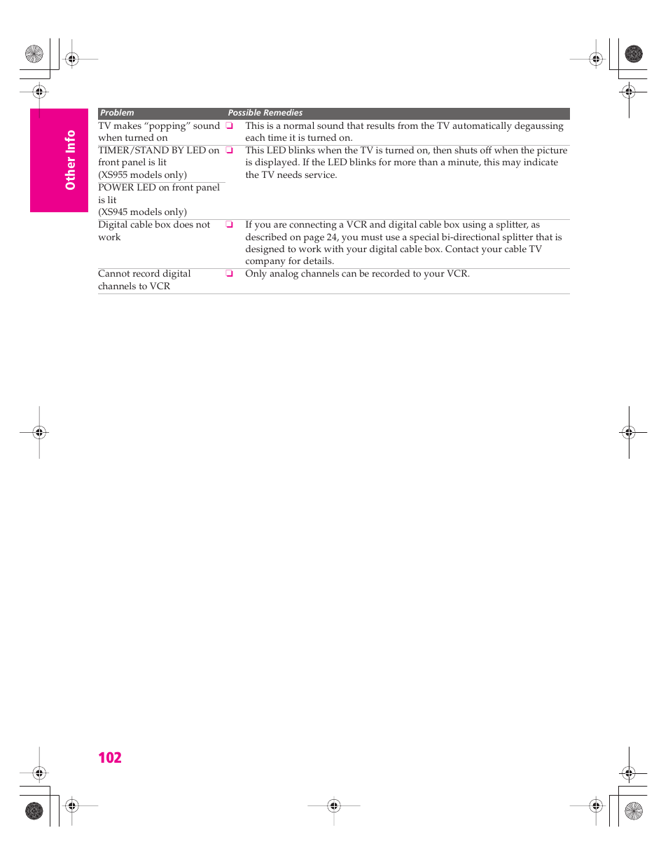 Sony KD-32XS945 User Manual | Page 103 / 107