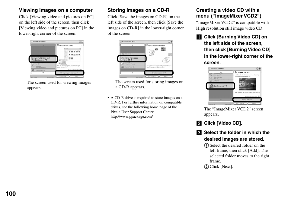 Sony DSC-T33 User Manual | Page 100 / 144