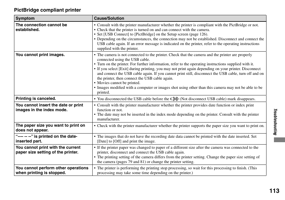 Sony DSC-T33 User Manual | Page 113 / 144