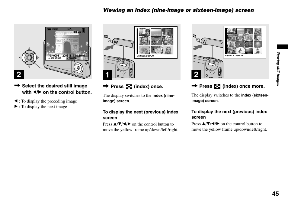 Sony DSC-T33 User Manual | Page 45 / 144