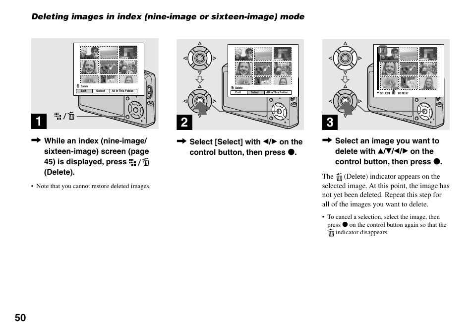 Sony DSC-T33 User Manual | Page 50 / 144