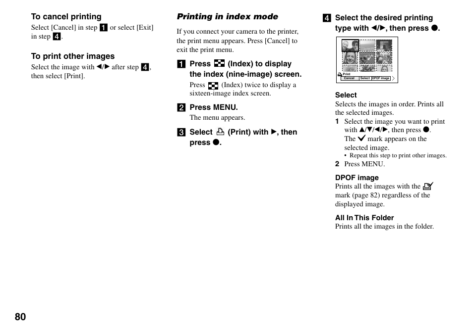 Sony DSC-T33 User Manual | Page 80 / 144