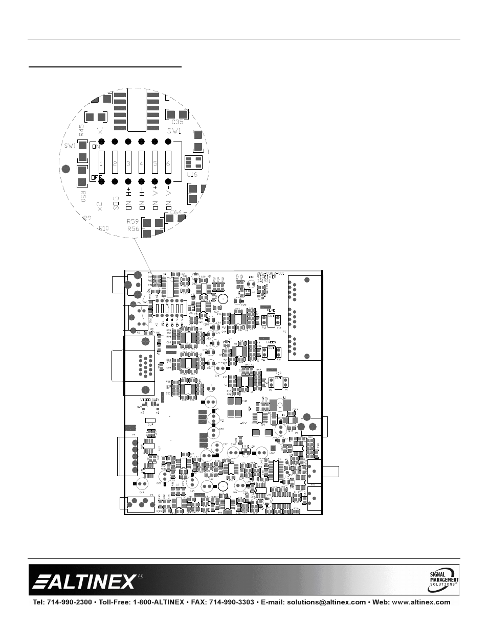 Diagram 4: dip-switch settings, Special application | Altinex DA1931CT User Manual | Page 10 / 12