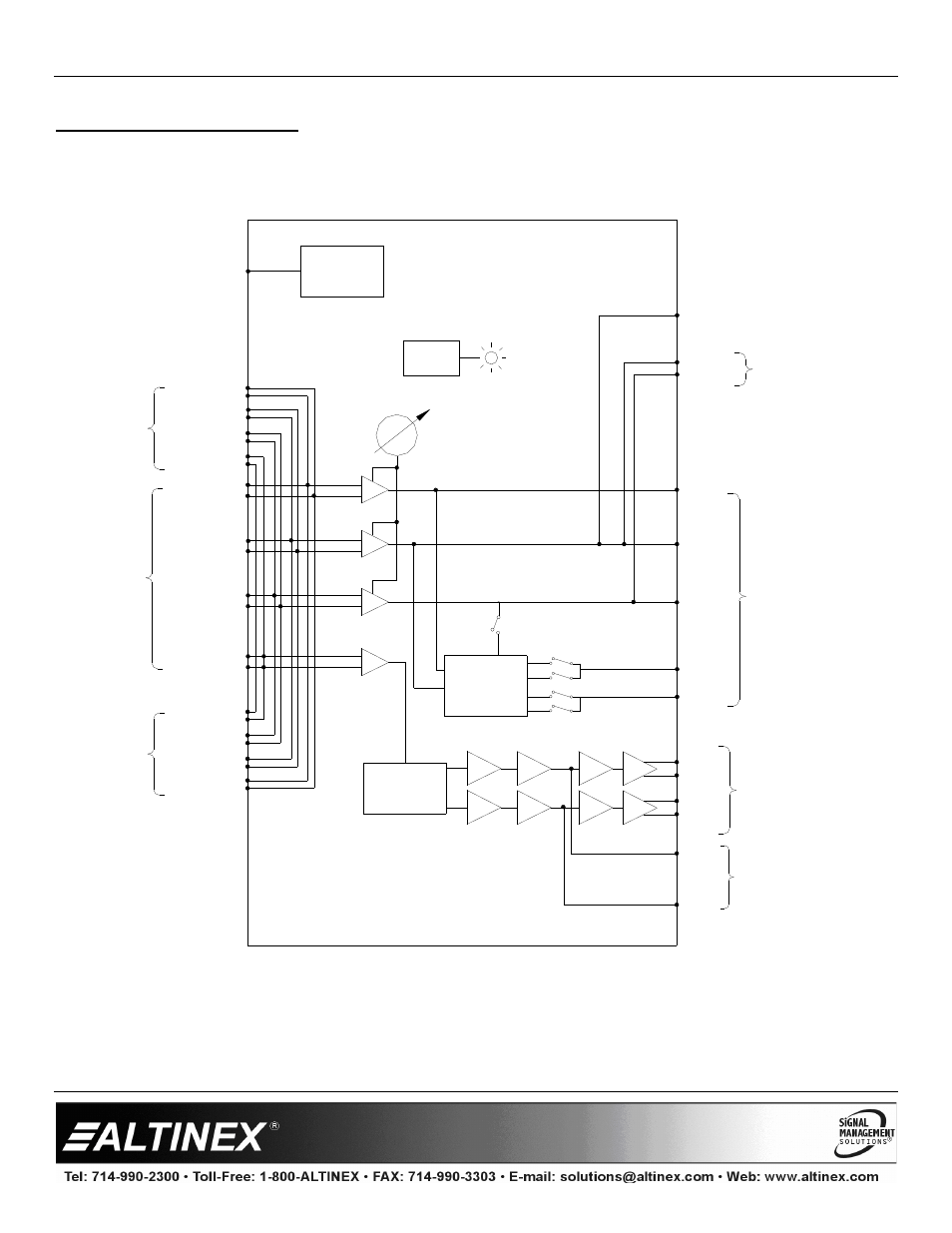 Diagram 3: internal view, Special application, Twisted pair to video + audio receiver | Altinex DA1931CT User Manual | Page 9 / 12
