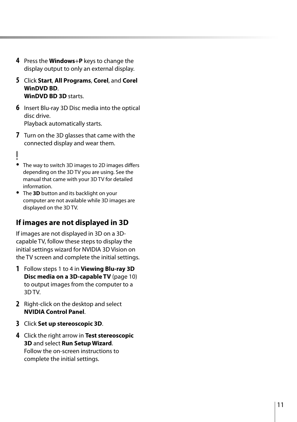 Sony VPCL23CFX User Manual | Page 11 / 20