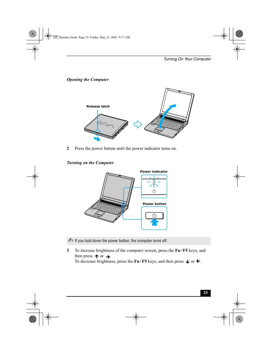 Sony PCG-FRV27 User Manual | Page 25 / 68