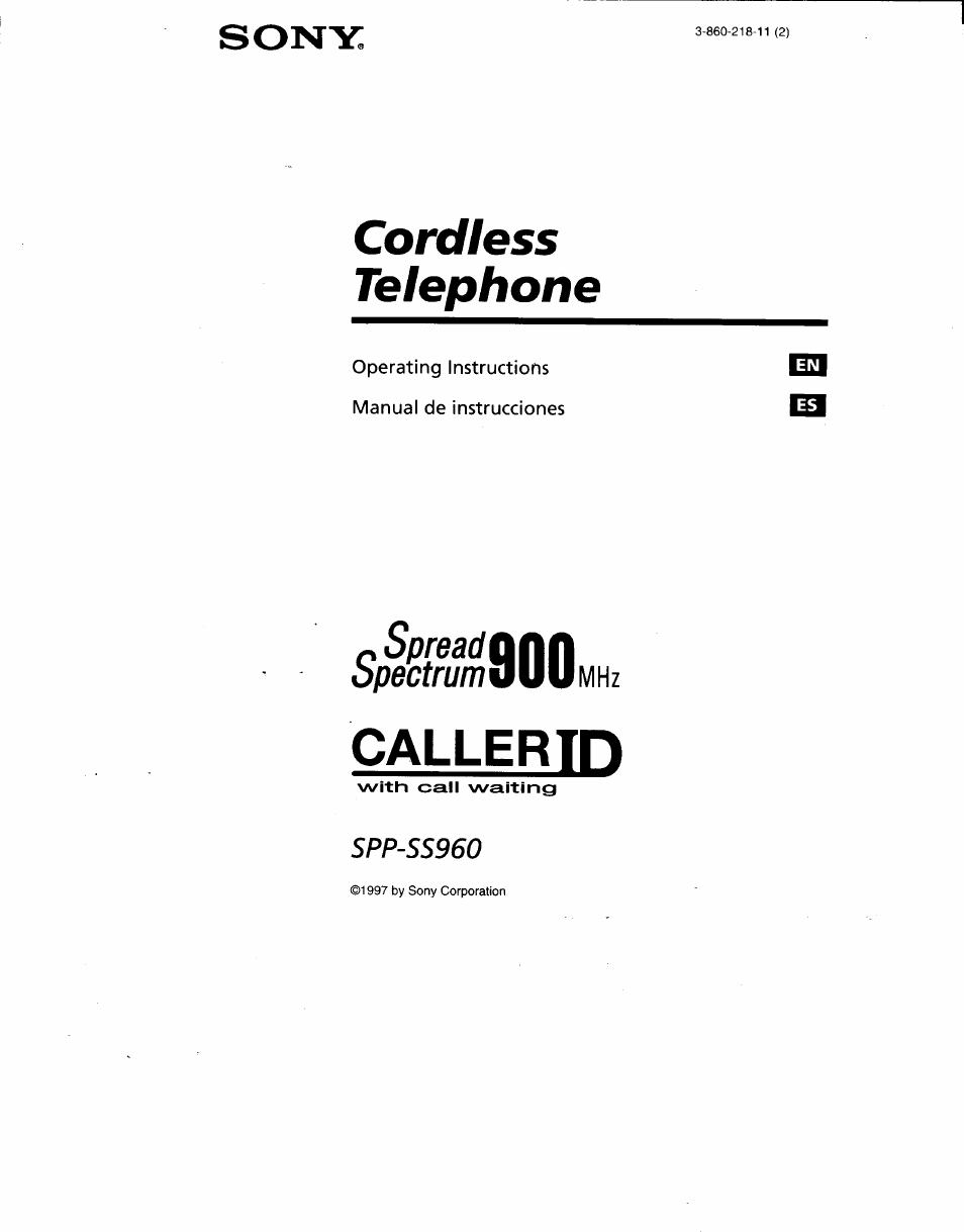 Sony SPP-SS960 User Manual | 71 pages