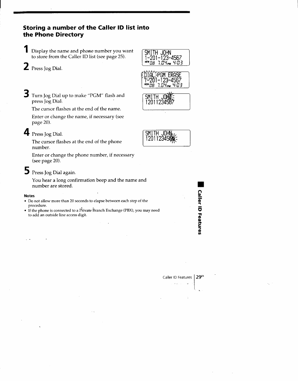 Smith john i-201-123-4567 7.dw™ s'-c3 | Sony SPP-SS960 User Manual | Page 29 / 71