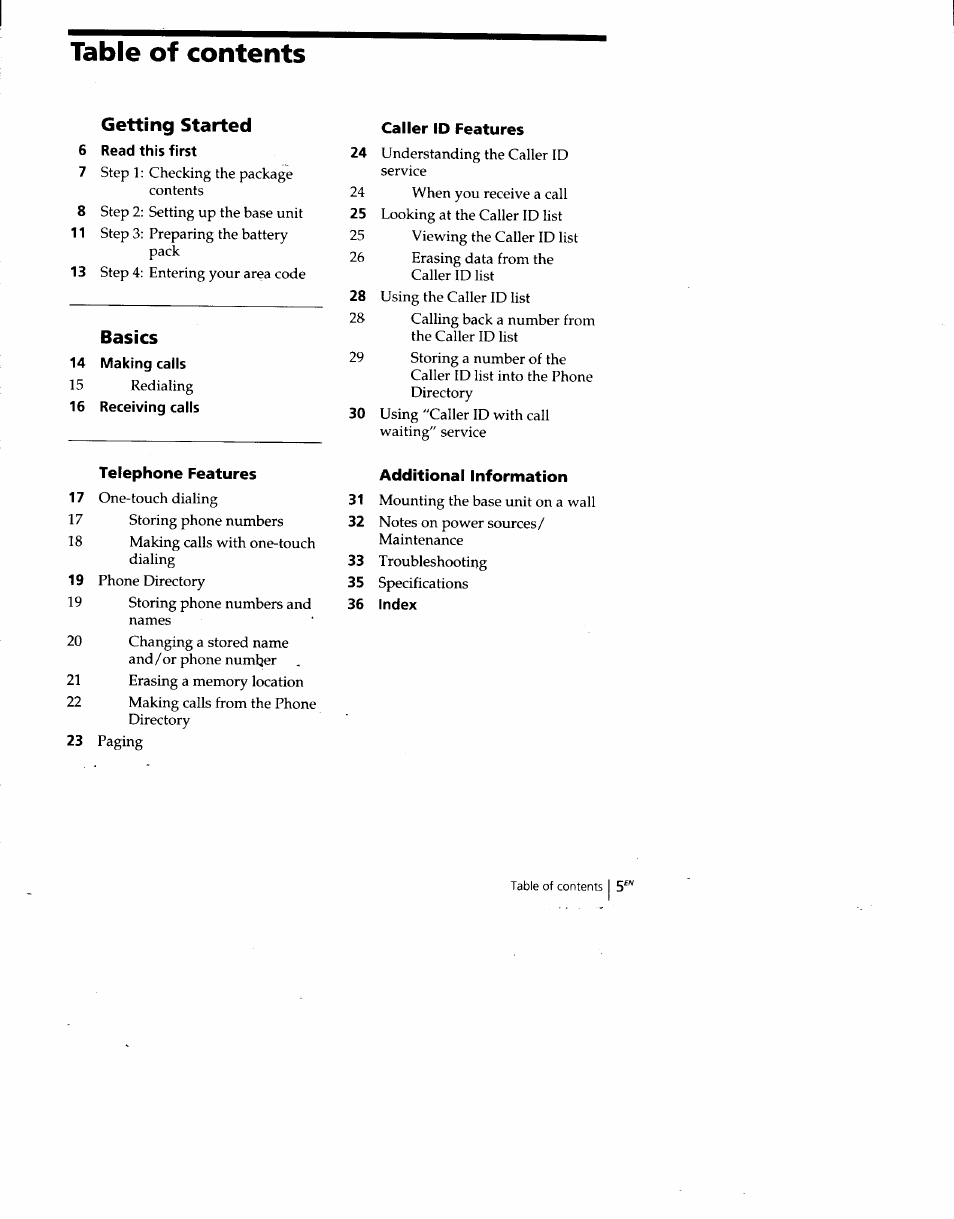 Sony SPP-SS960 User Manual | Page 5 / 71