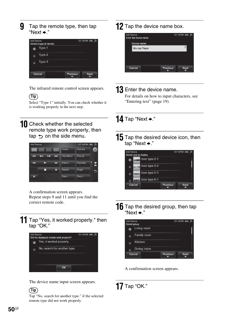 Sony RM-NU1 User Manual | Page 50 / 98