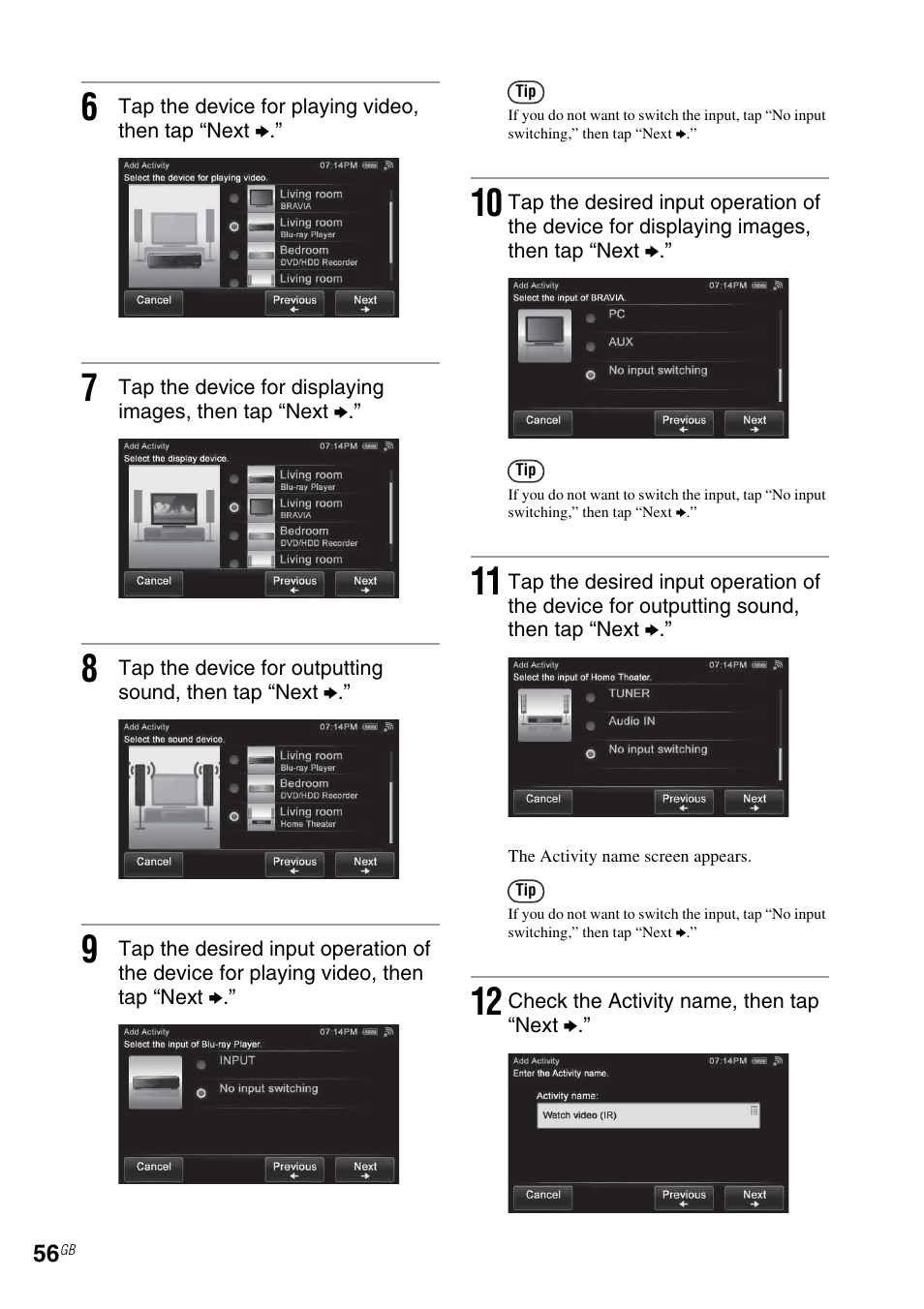 Sony RM-NU1 User Manual | Page 56 / 98