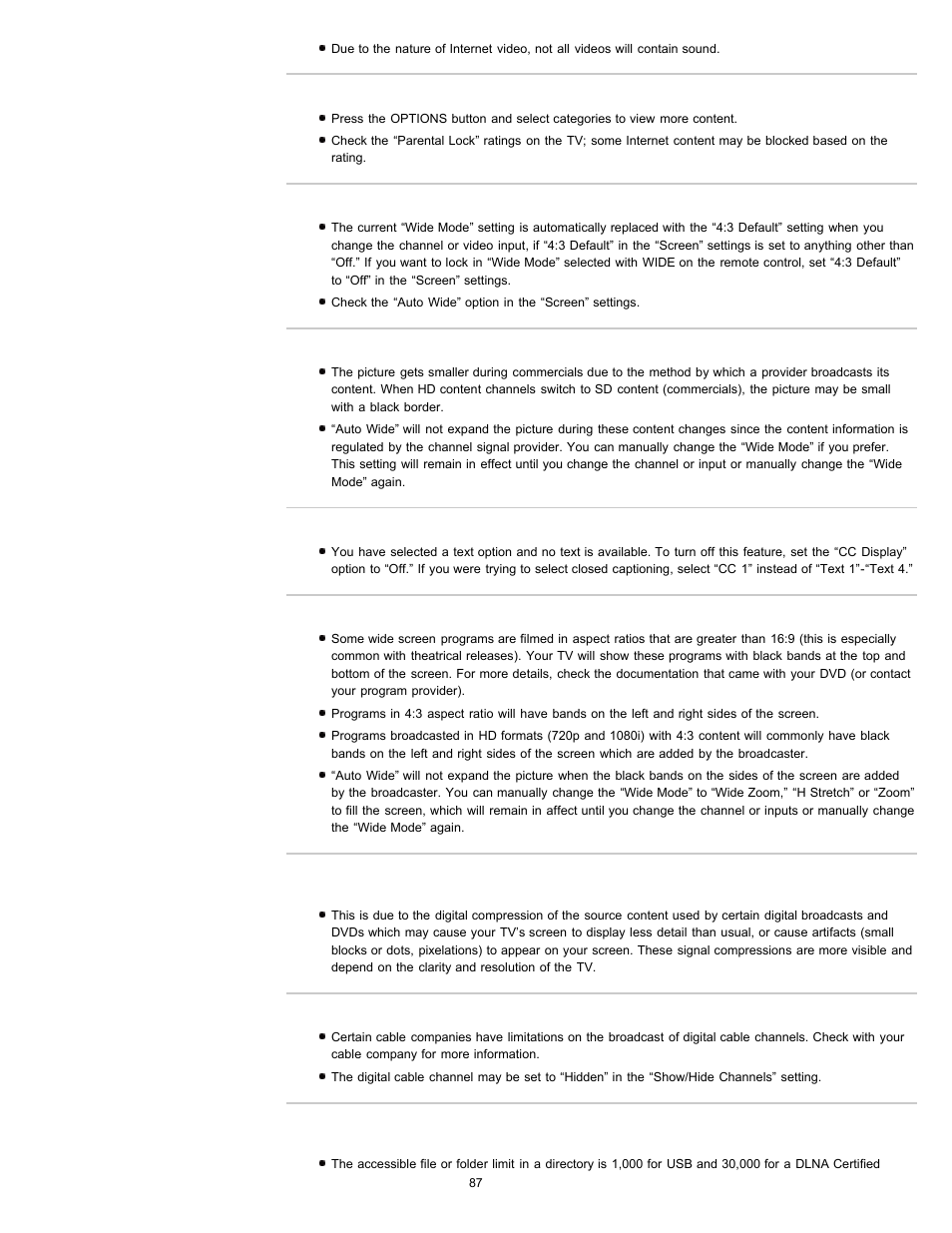 Sony KDL-55HX701 User Manual | Page 91 / 141