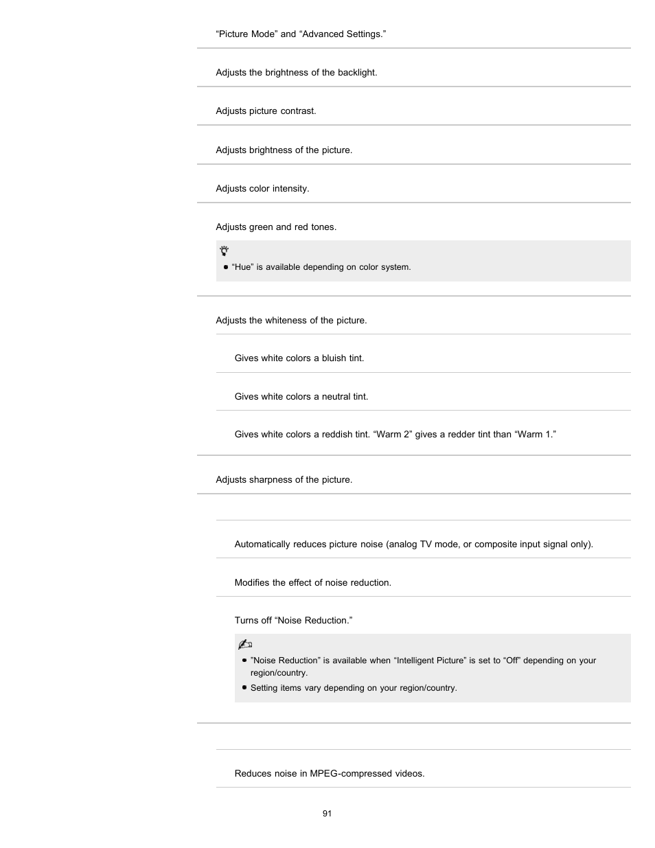 Sony KDL-55HX701 User Manual | Page 95 / 141