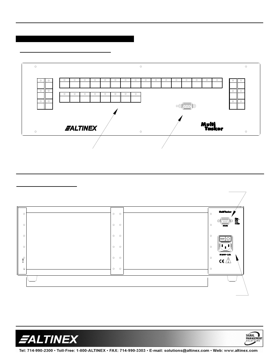 Multi-tasker | Altinex 12-Slot Multi-Tasker Enclosure MT100-108 User Manual | Page 5 / 7