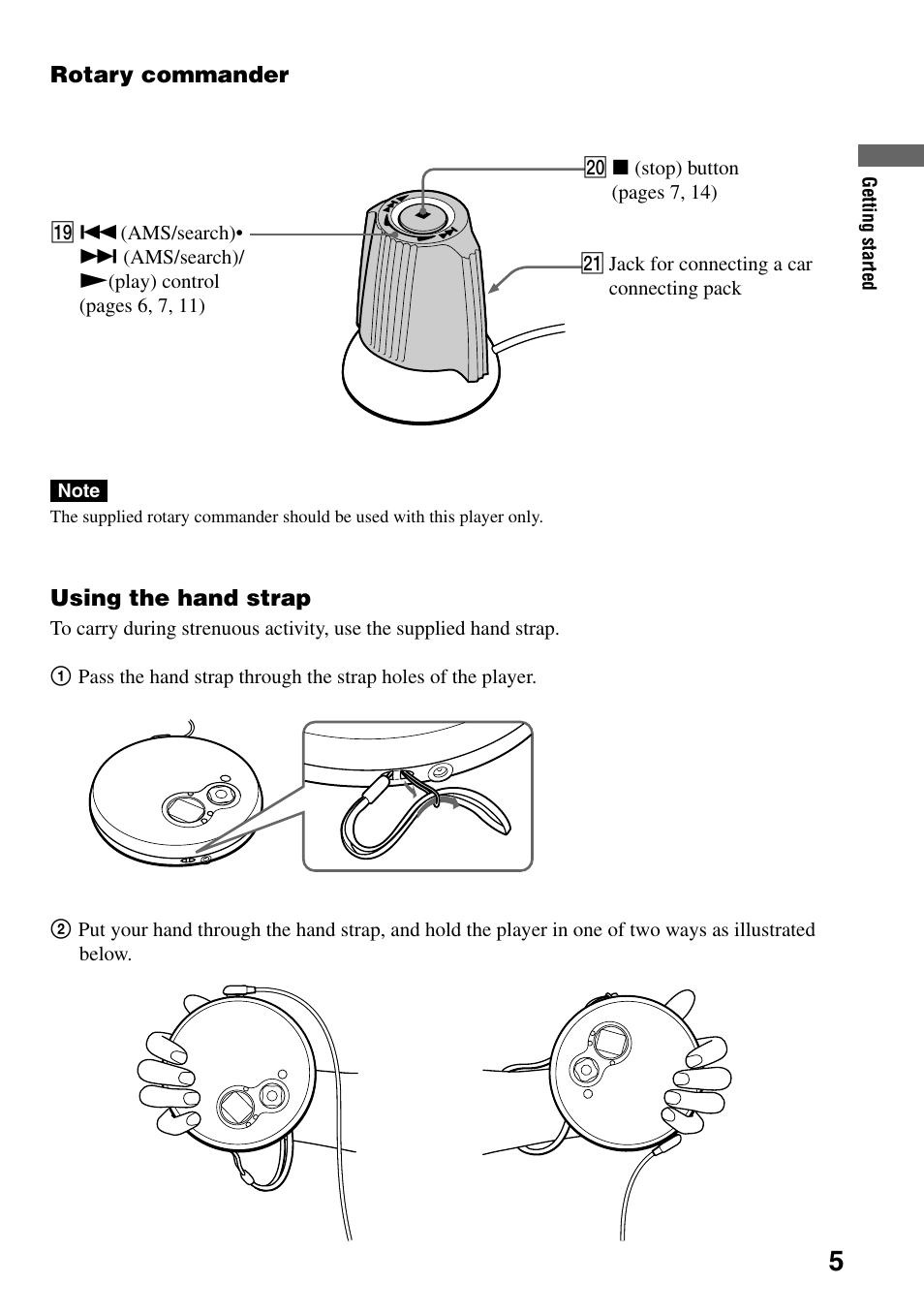 Sony D-EJ756CK User Manual | Page 5 / 28