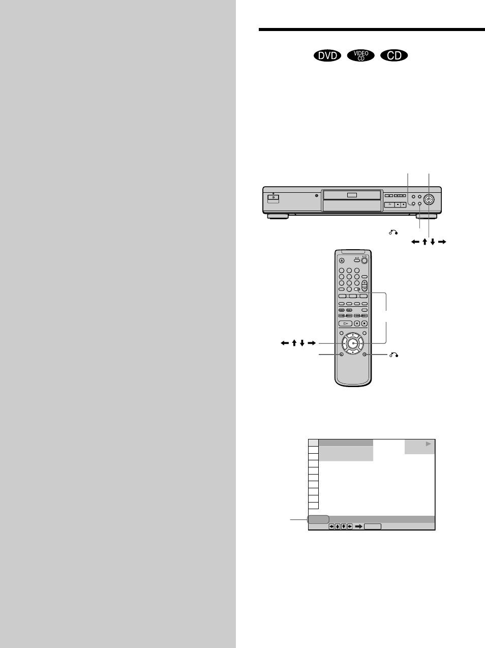 Using various functions with the control menu, Using the control menu display, Using the control menu display 24 | Sony DVP-S350 User Manual | Page 24 / 68