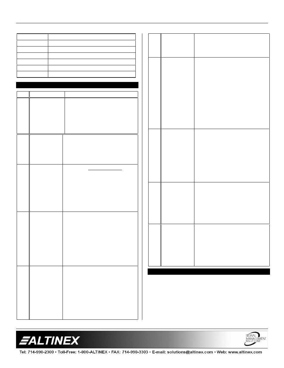 Switchers | Altinex MX2414RM User Manual | Page 13 / 14