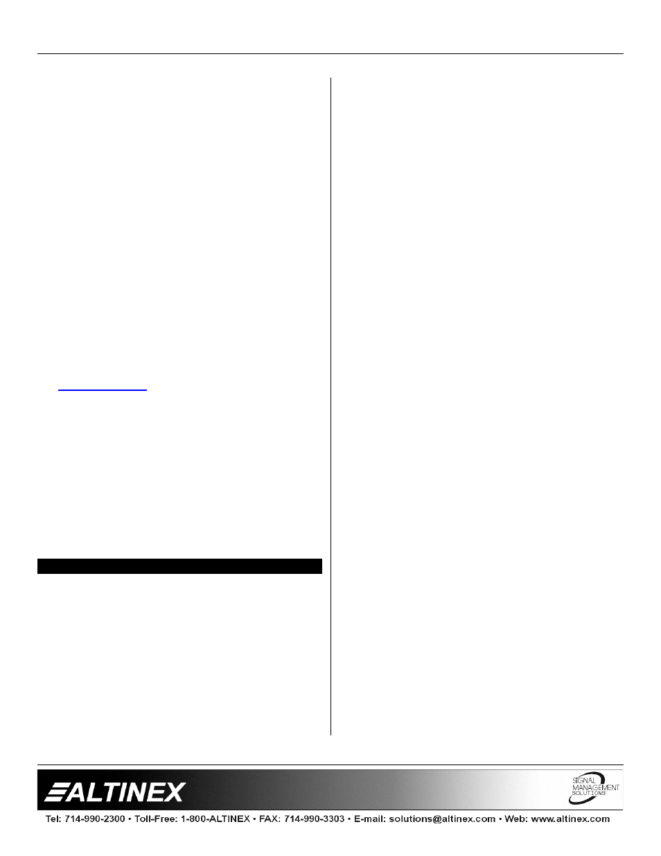 Switchers | Altinex MX2414RM User Manual | Page 14 / 14