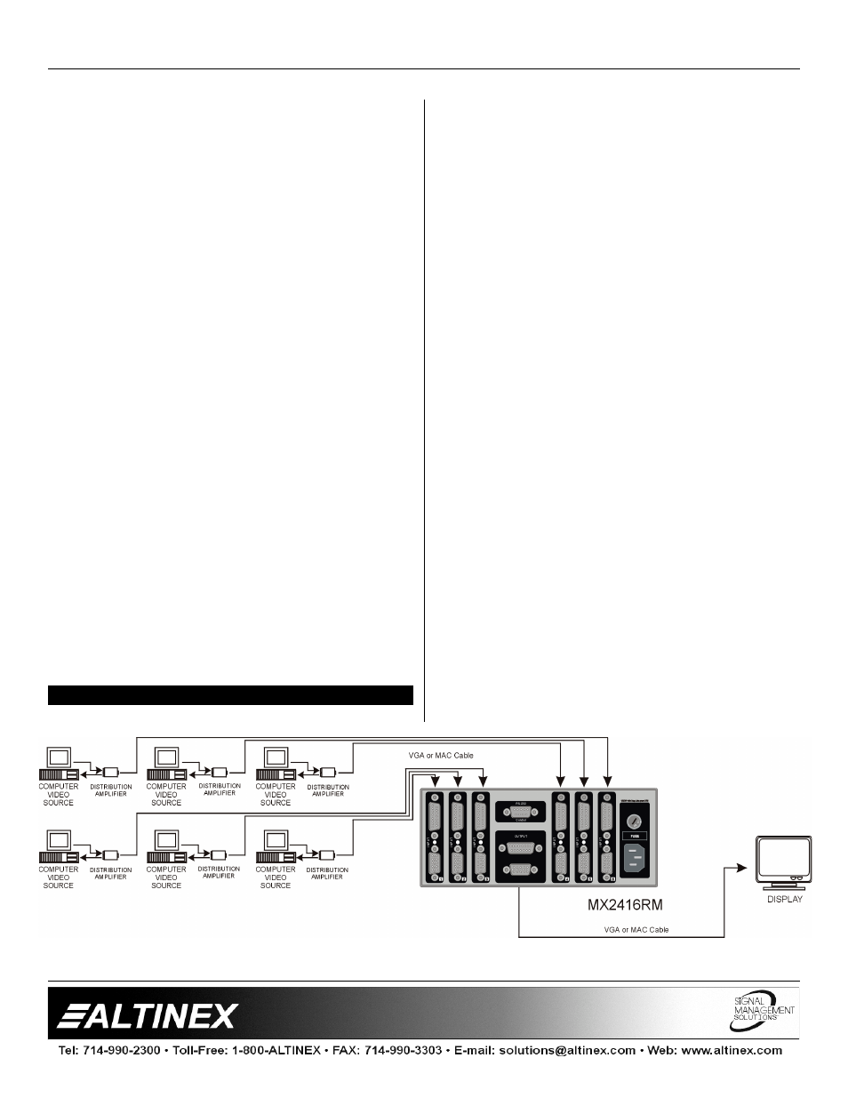 Switchers | Altinex MX2414RM User Manual | Page 7 / 14
