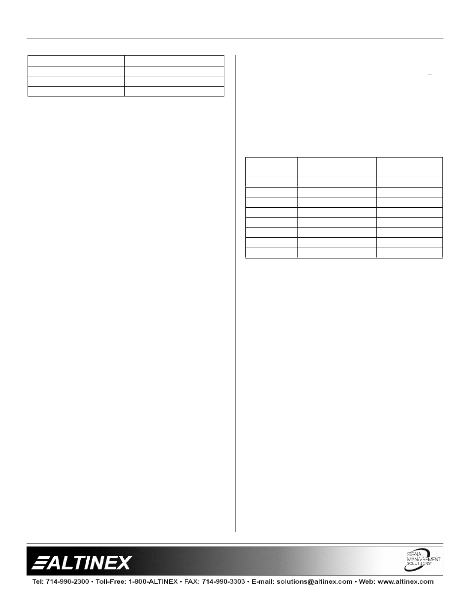 Switchers | Altinex MX2414RM User Manual | Page 9 / 14