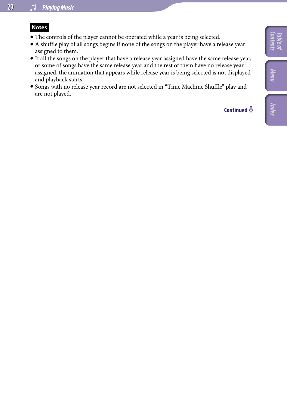 Sony NWZ-S616FSLV User Manual | Page 29 / 134