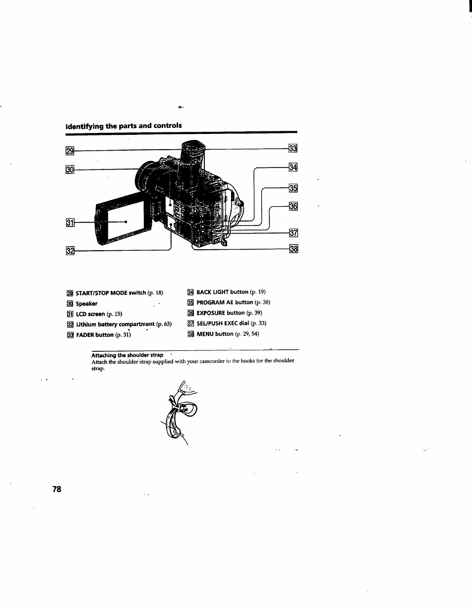 Sony DCR-TRV315 User Manual | Page 78 / 84