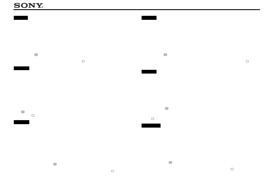 Sony KLV-15SR1 User Manual | 2 pages