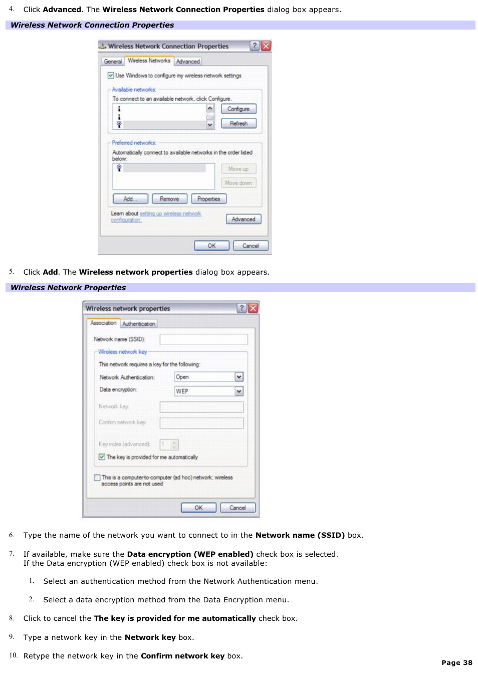 Sony PCG-Z1VAP1 User Manual | Page 38 / 170