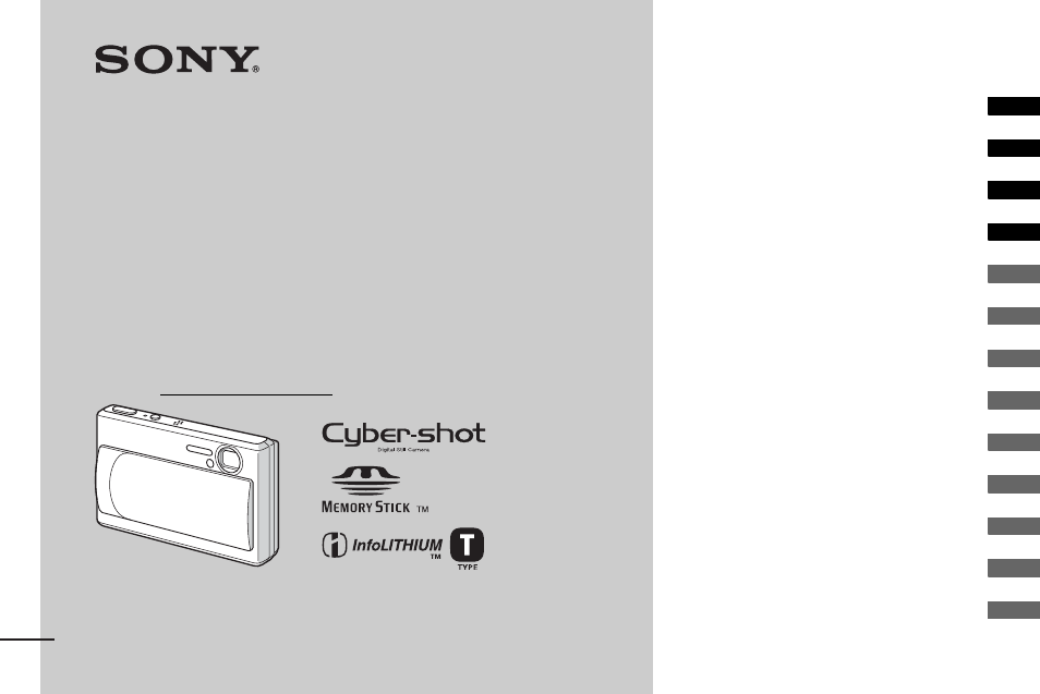 Sony DSC-T1 User Manual | 120 pages