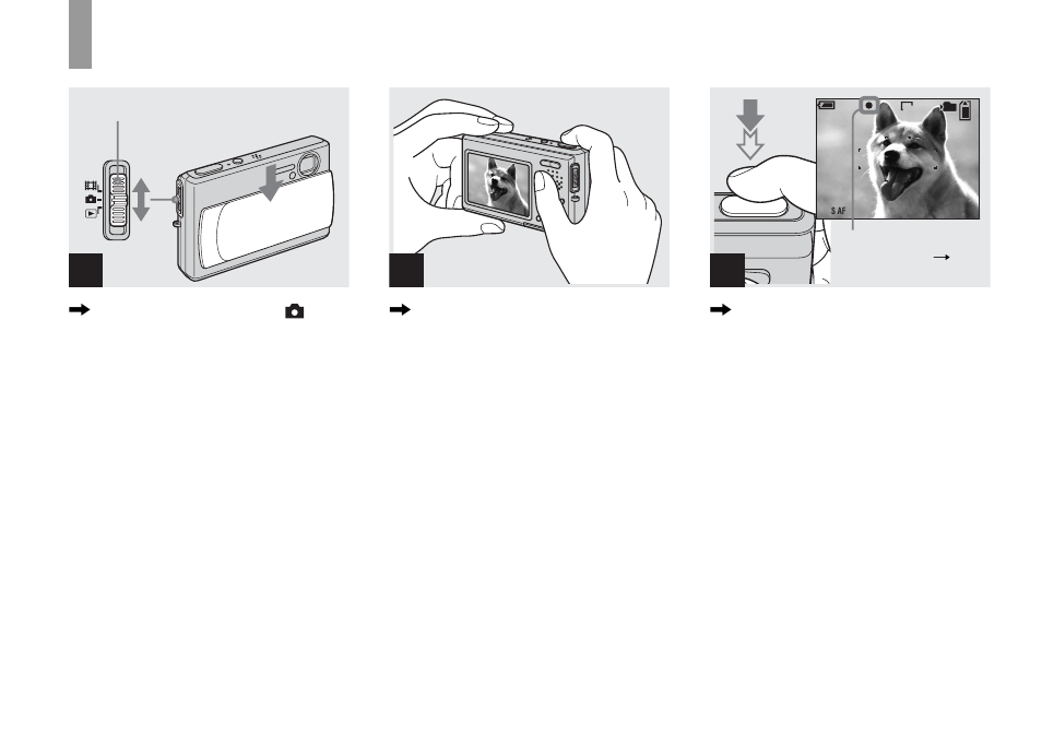 Basic still image shooting, Using auto adjustment mode | Sony DSC-T1 User Manual | Page 22 / 120