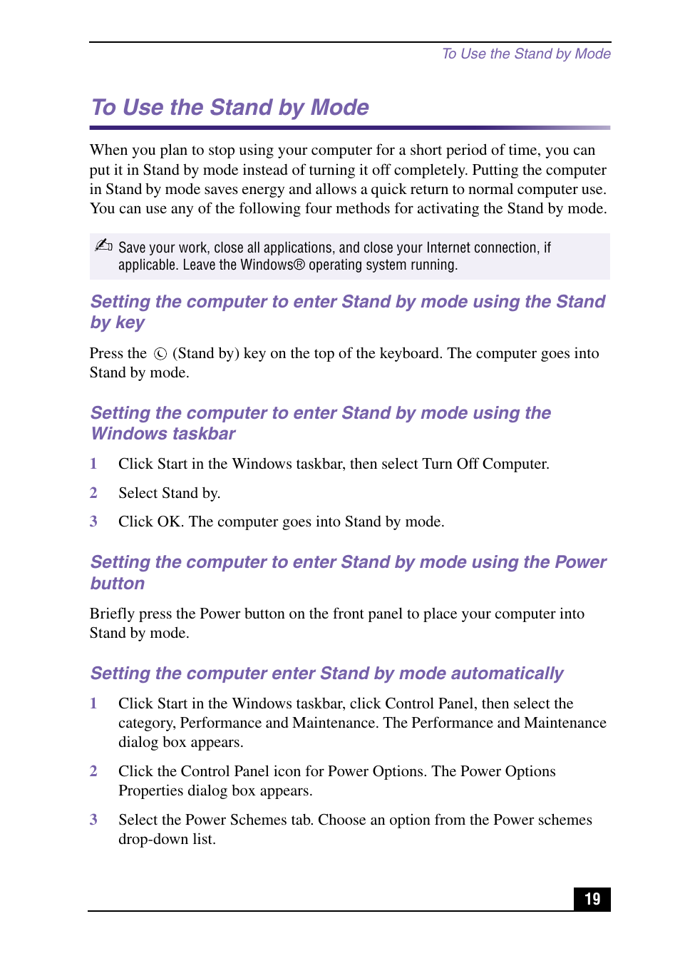 Sony PCV-RX571 User Manual | Page 19 / 56