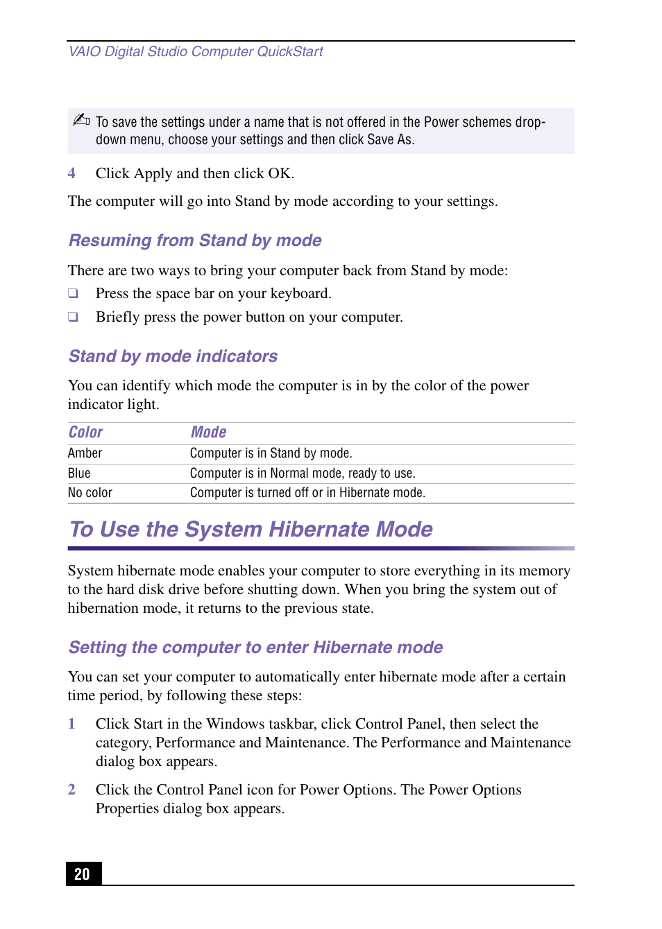 Sony PCV-RX571 User Manual | Page 20 / 56