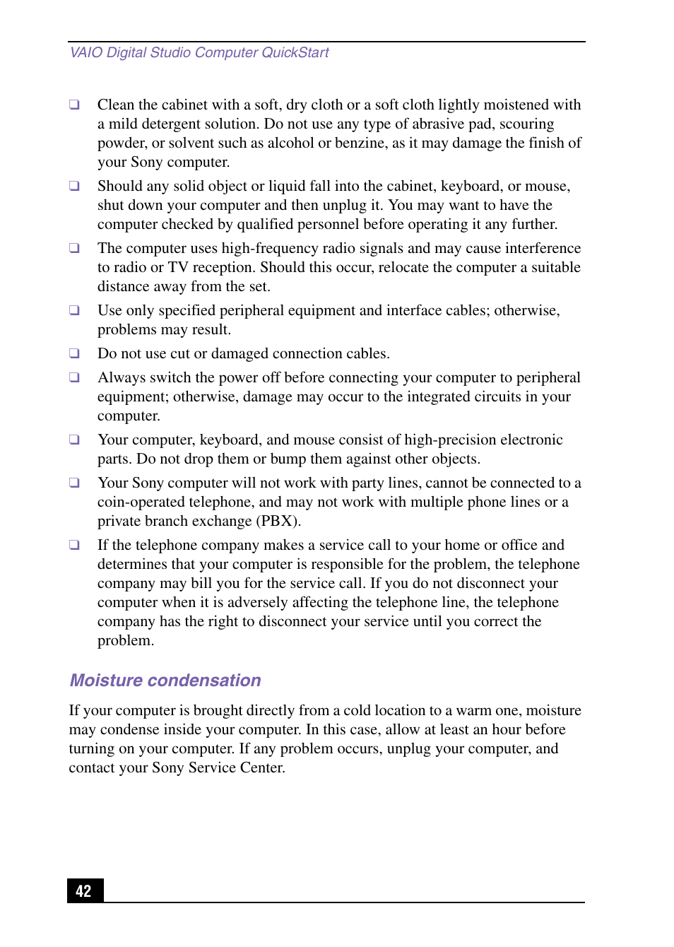 Sony PCV-RX571 User Manual | Page 42 / 56