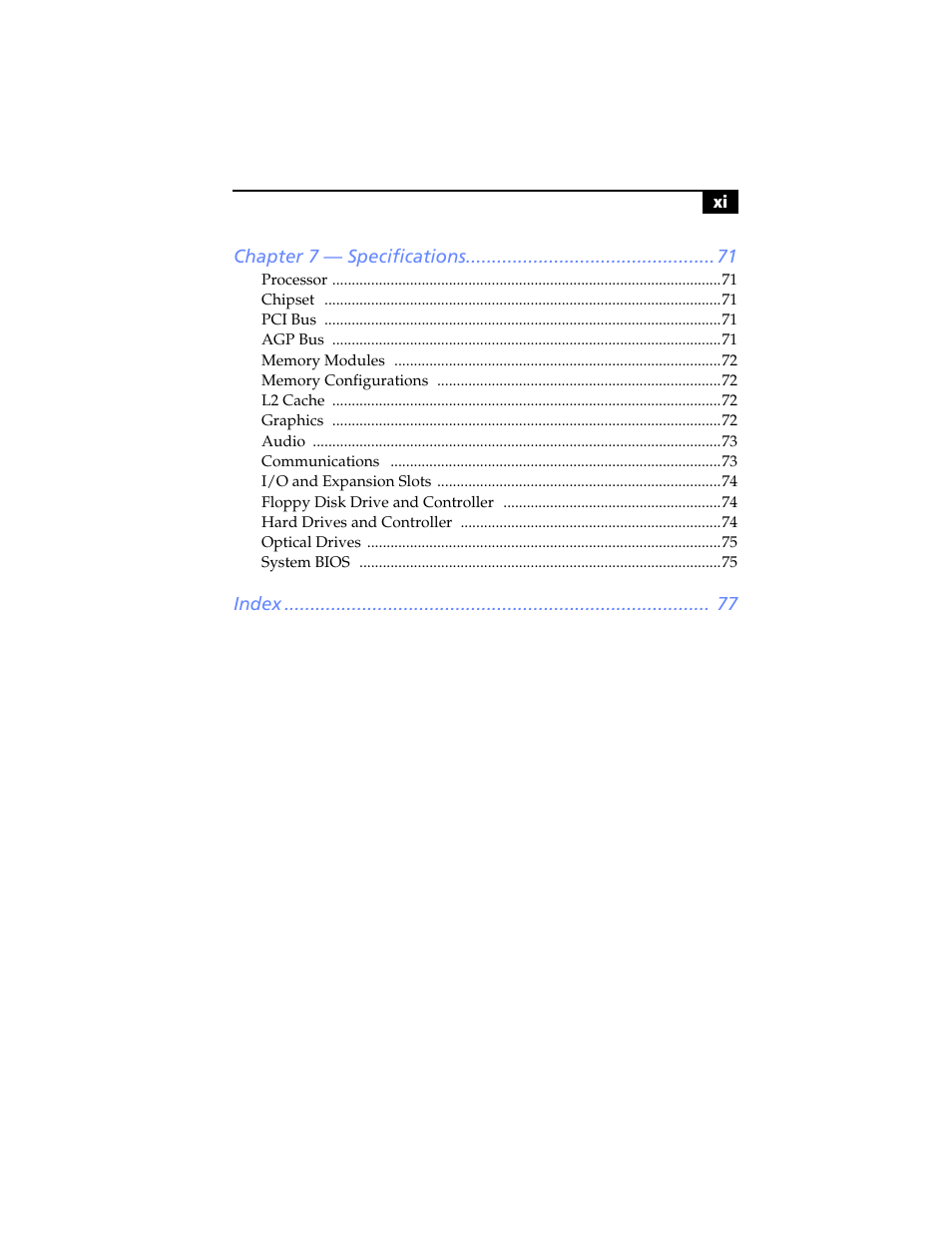 Sony PCV-RX640 User Manual | Page 11 / 92