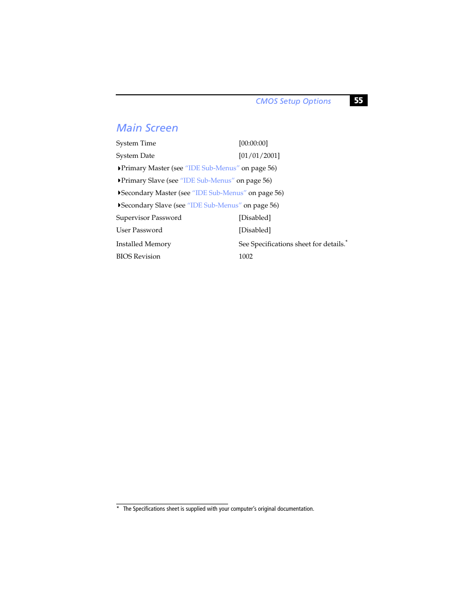 Main screen | Sony PCV-RX640 User Manual | Page 67 / 92