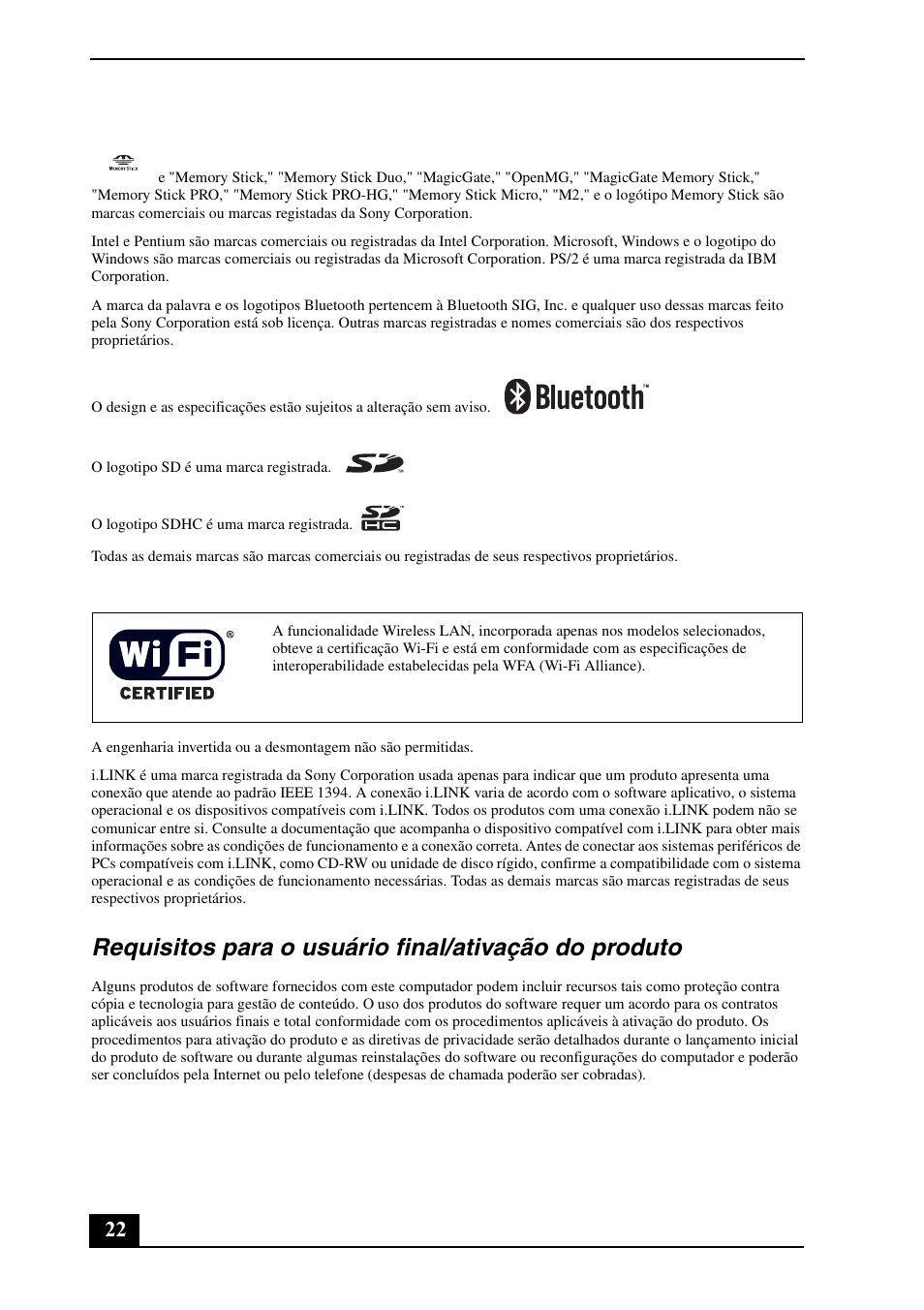 Sony VGN-CR240N User Manual | Page 22 / 28