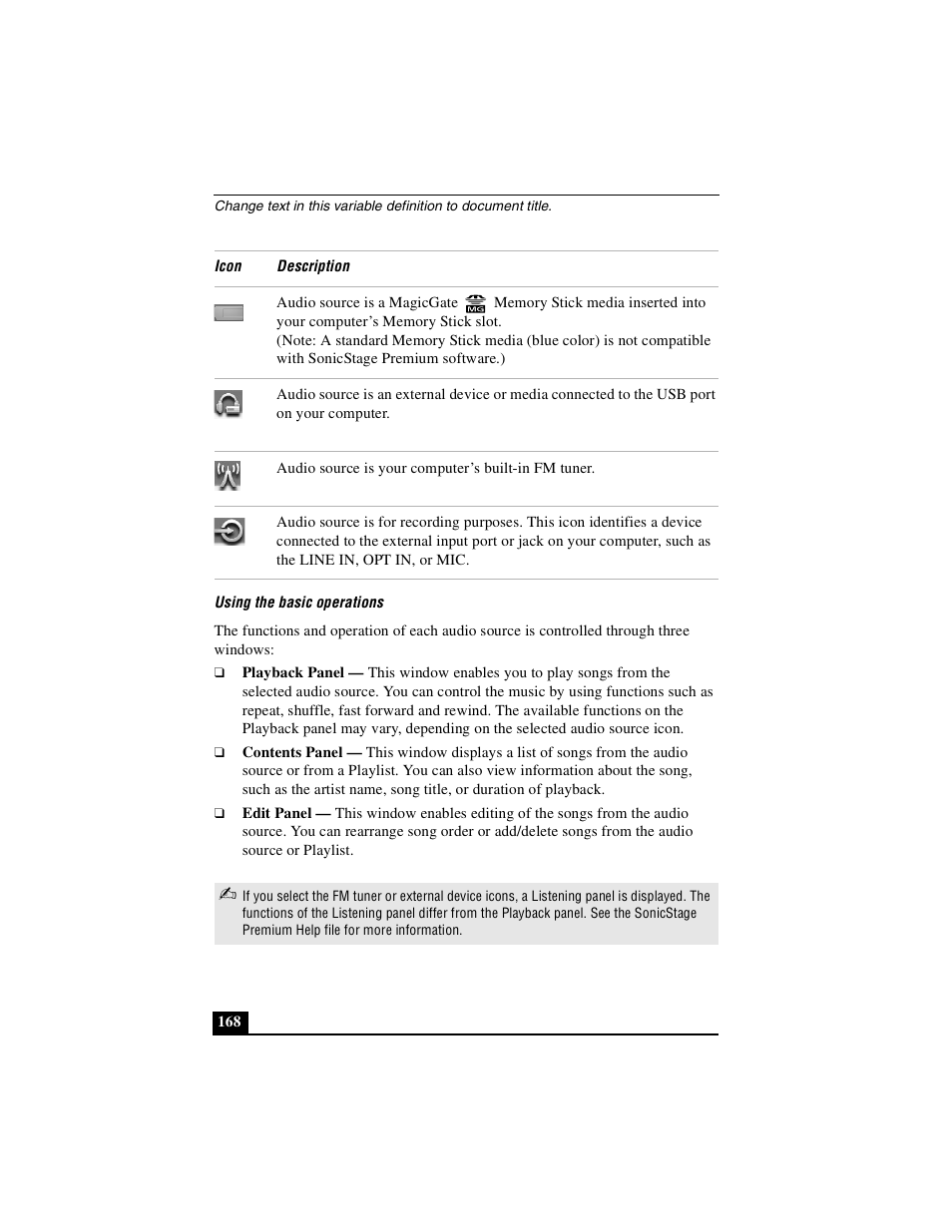 Sony PCG-GR390K User Manual | Page 168 / 217