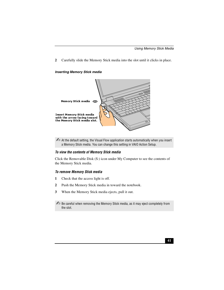 Sony PCG-GR390K User Manual | Page 41 / 217