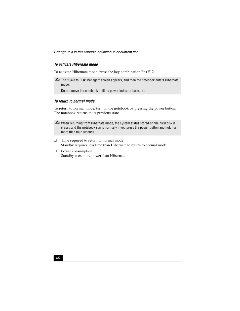 Sony PCG-GR390K User Manual | Page 46 / 217