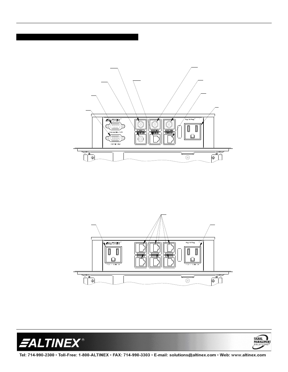 Product description, Tabletop solutions | Altinex Pop `N Plug PNP350 User Manual | Page 5 / 11