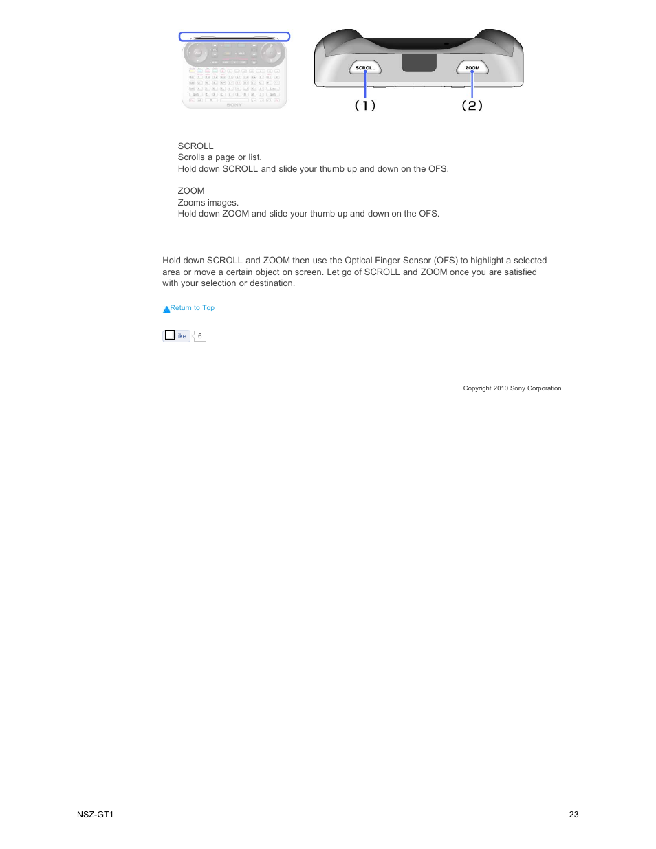 Sony NSZ-GT1 User Manual | Page 23 / 102