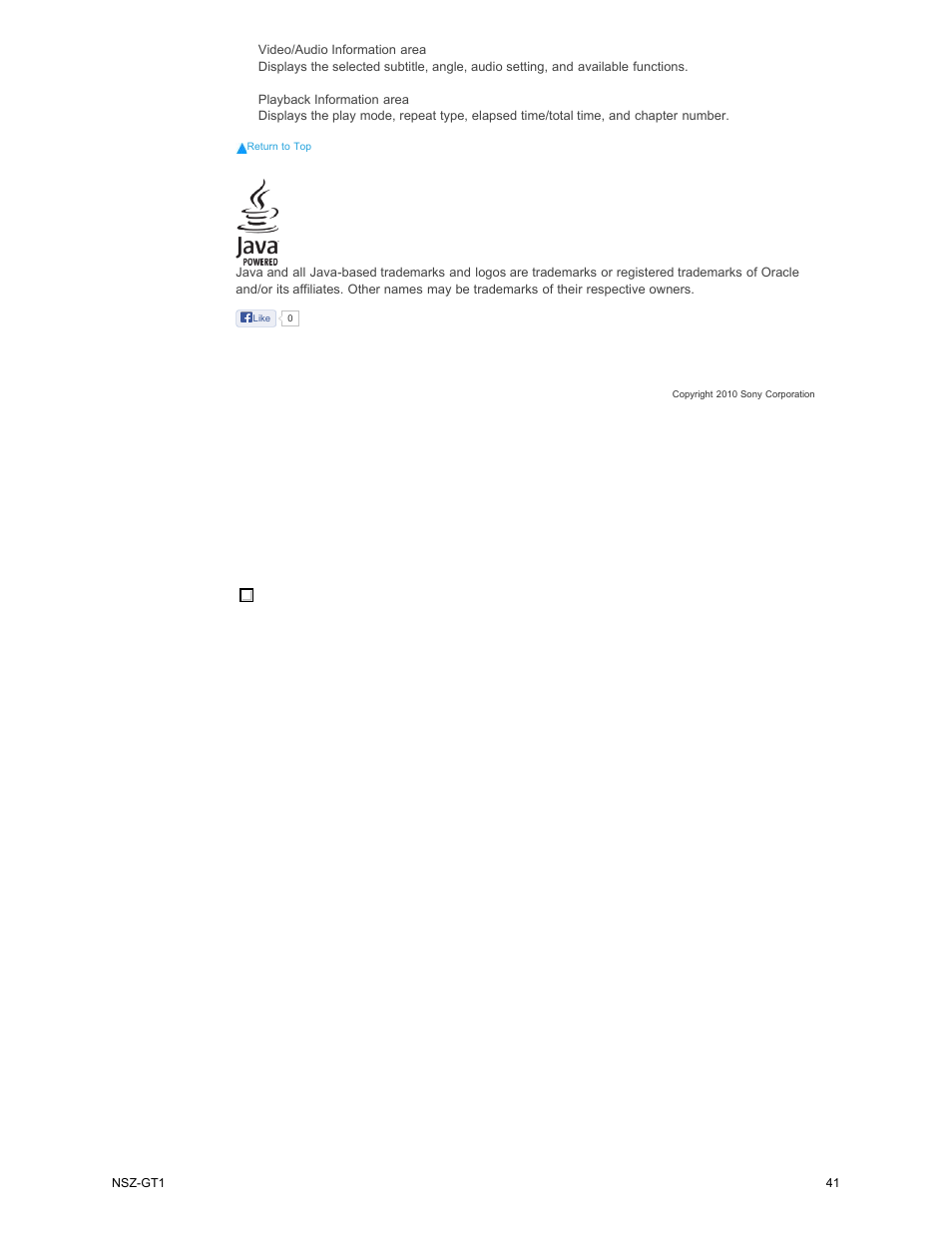 Sony NSZ-GT1 User Manual | Page 41 / 102
