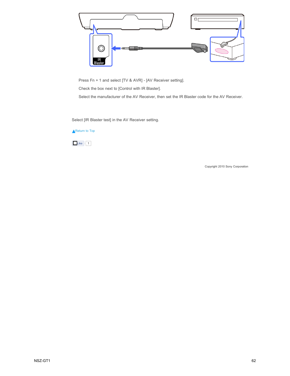 Sony NSZ-GT1 User Manual | Page 62 / 102