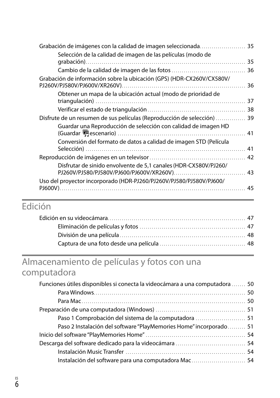 Edición | Sony HDR-XR260V User Manual | Page 100 / 191