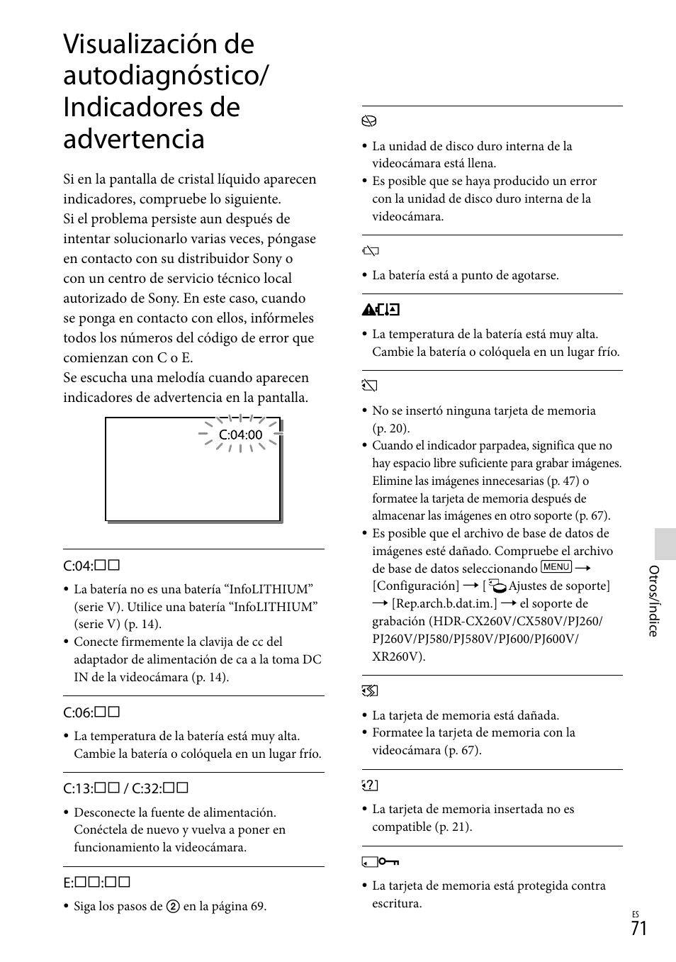 Sony HDR-XR260V User Manual | Page 165 / 191