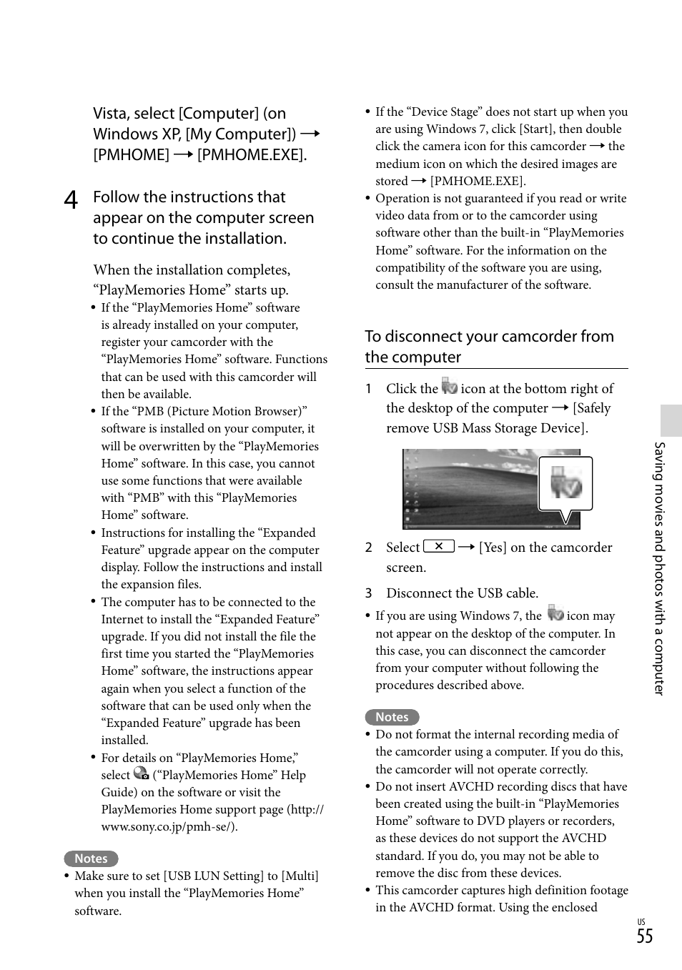 Sony HDR-XR260V User Manual | Page 55 / 191
